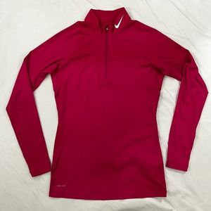 Nike Pro Women's Size M Pink Fitted Running Activewear